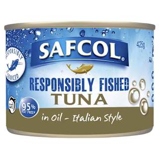 Safcol Responsibly Fished Tuna in Oil Italian Style