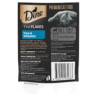 Dine Fine Flakes Tuna & Whitefish Wet Cat Food