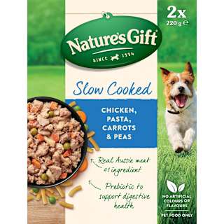 Natures Gift Dog Food Chicken Pasta Carrots And Peas