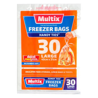 Multix Freezer Bag Handy Ties Large