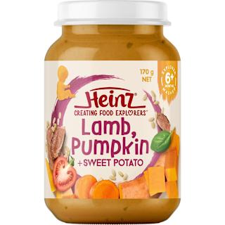 Heinz Lamb Pumpkin & Sweet Potato Baby Food Jar 6+ Months