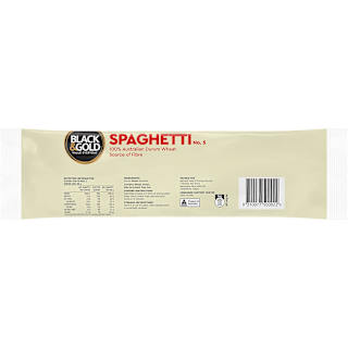 Black & Gold Spaghetti