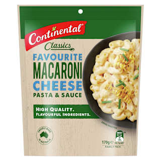 Continental Value Pack Pasta & Sauce Macaroni Cheese