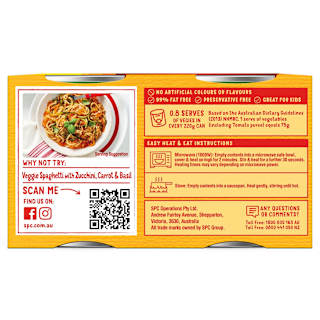 SPC Spaghetti Tomato & Cheese Sauce