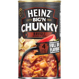 Heinz Big N Chunky Ravioli with Beef & Tomato