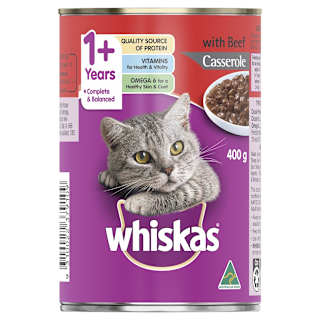Whiskas Adult Wet Cat Food Beef Casserole