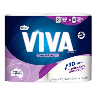 Viva With Bamboo Fibre Paper Towel, Double Length, Multi-Use