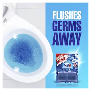 Harpic Blue Toilet Cleaner Block In Cistern