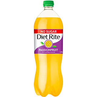 Diet Rite Passionfruit Soft Drink
