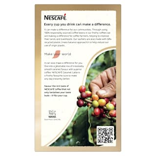 Nescafe Coffee Mixer Sachets Caramel Latte