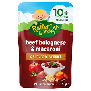 Rafferty's Garden Baby's Bolognese with Macaroni 10+ Months Baby Food