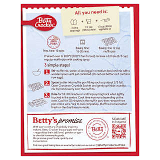 Betty Crocker Cinnamon Crumble Muffin Mix