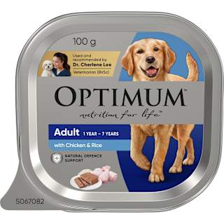 Optimum Adult With Chicken & Rice Wet Dog Food