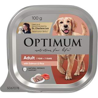 Optimum Adult With Salmon & Rice Wet Dog Food