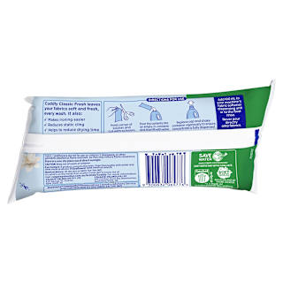 Cuddly Fabric Softener Refill Sachet Classic Fresh