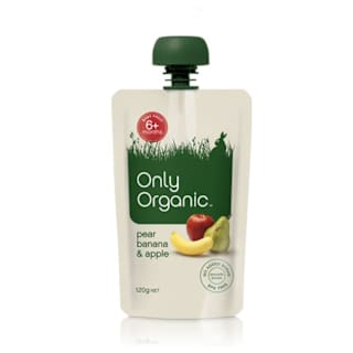 Only Organic Banana Pear & Apple