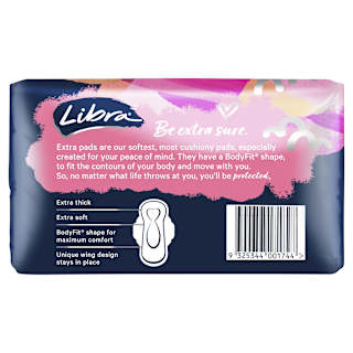 Libra Extra Pads Super With Wings