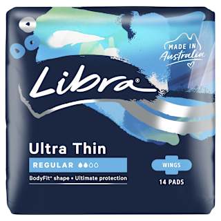 Libra Ultra Thin Pads Regular with Wings