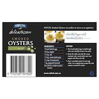 Safcol Delicatessen Smoked Oysters in Oil