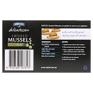 Safcol Smoked Mussels In Oil
