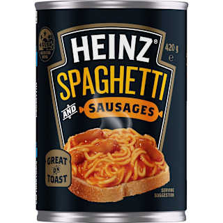 Heinz Spaghetti & Sausages & Tomato Sauce