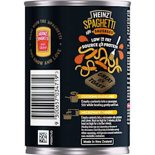 Heinz Spaghetti & Sausages & Tomato Sauce