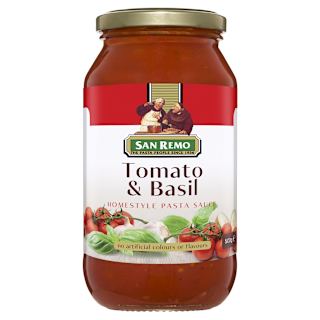 San Remo Pasta Sauce Tomato & Basil