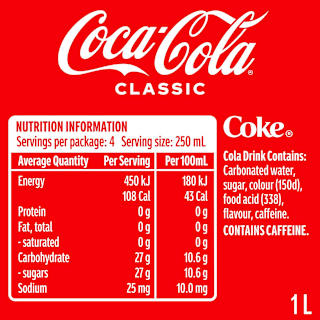 Coca-Cola Classic Soft Drink Bottle