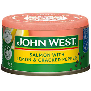 John West Salmon Lemon & Cracked Pepper