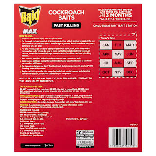 Raid Max Cockroach Baits