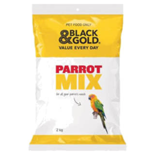 Black & Gold Parrot Mix