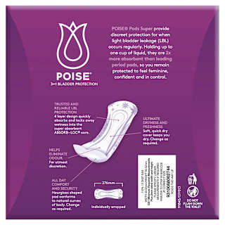 Poise Pads Super