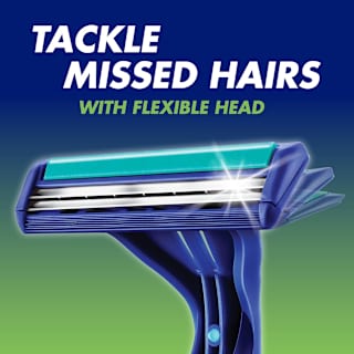 Gillette Blue Ii Disposable Shaving Razor Ultra Grip Pivot