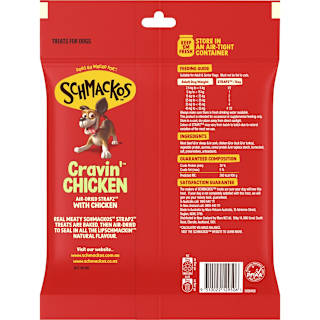 Schmackos Strapz Dog Treat Chicken Bag