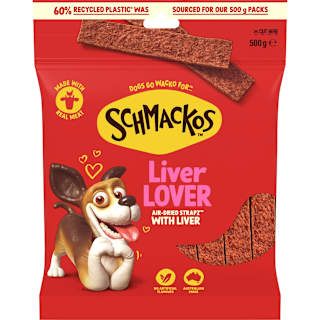 Schmackos Strapz With Liver Dog Treats