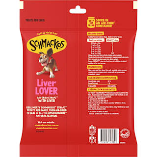 Schmackos Strapz With Liver Dog Treats