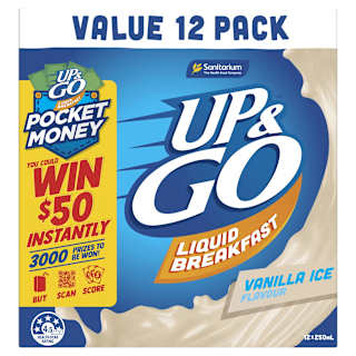 Up & Go Liquid Breakfast Vanilla Ice