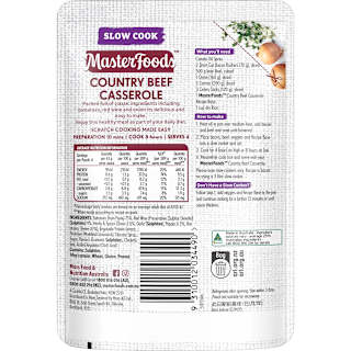 MasterFoods Recipe Base Country Beef Casserole