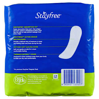 Stayfree Pads Regular No Wings