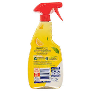 Ajax Spray n' Wipe Multi-Purpose Antibacterial Disinfectant Cleaner Trigger Surface Spray Lemon Citrus