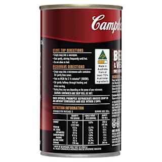 Campbell's Chunky Canned Soup Beef Hearty & Filling