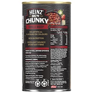 Heinz Big N Chunky Canned Chilli Beef