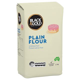 Black & Gold Plain Flour