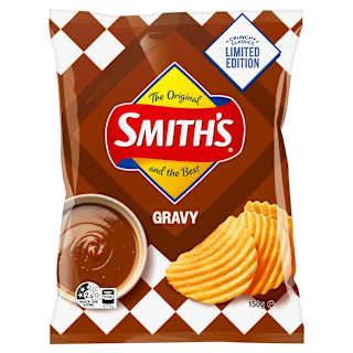 Smith's Crinkle Cut Potato Chips Chicken Gravy