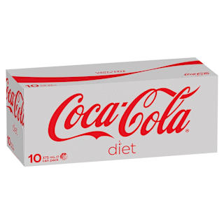 Diet Coca-Cola Soft Drink Multipack Cans
