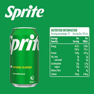 Sprite Lemonade Soft Drink Multipack Cans
