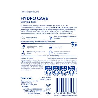 NIVEA Hydro Care Lip Balm SPF15