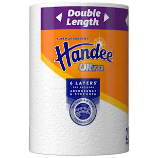 Handee Ultra Paper Towel Double Length White