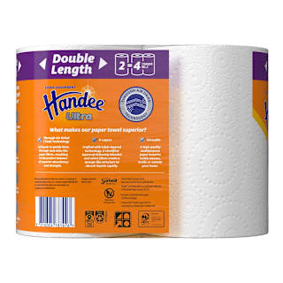 Handee Ultra Paper Towel Double Length White