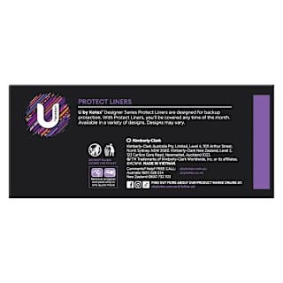 U By Kotex Protect Liners with Design